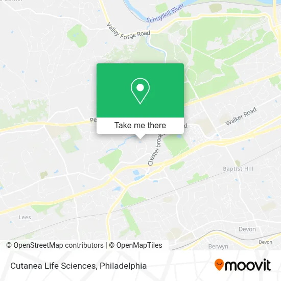 Cutanea Life Sciences map