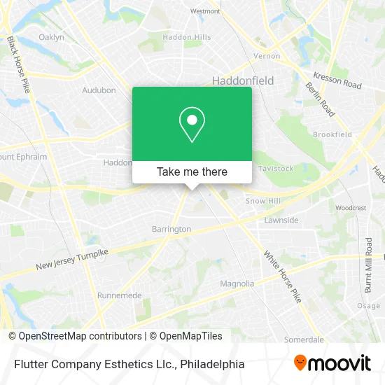 Flutter Company Esthetics Llc. map