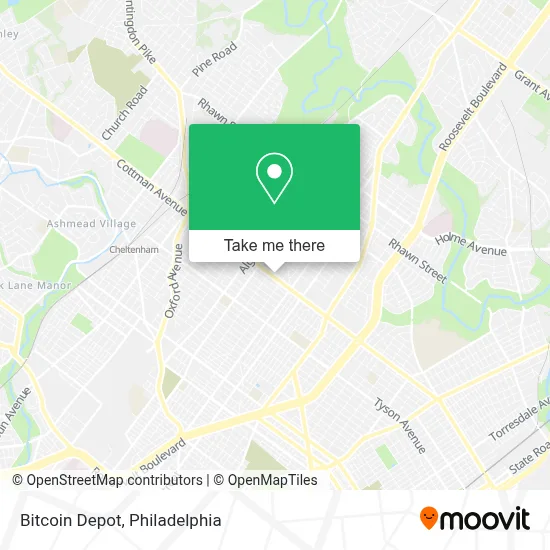 Bitcoin Depot map