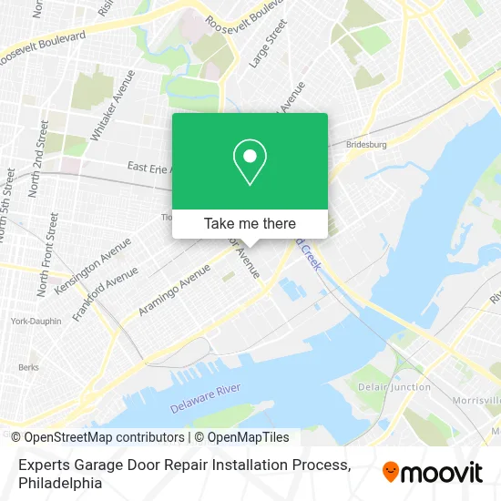 Experts Garage Door Repair Installation Process map