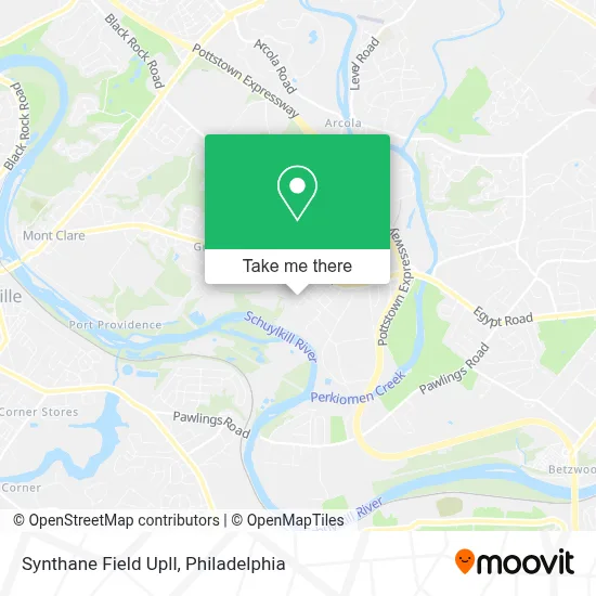 Synthane Field Upll map