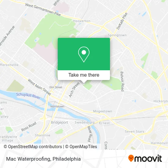 Mac Waterproofing map