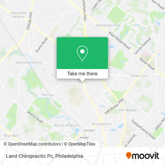 Land Chiropractic Pc map