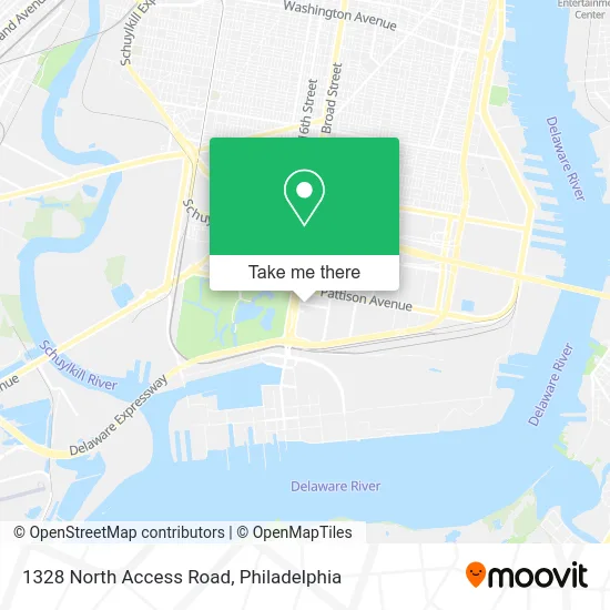 1328 North Access Road map