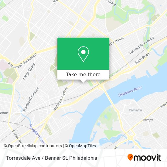 Torresdale Ave / Benner St map