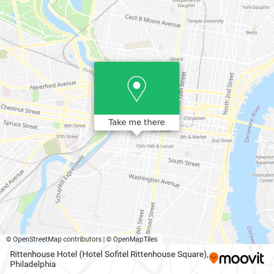 Rittenhouse Hotel (Hotel Sofitel Rittenhouse Square) map