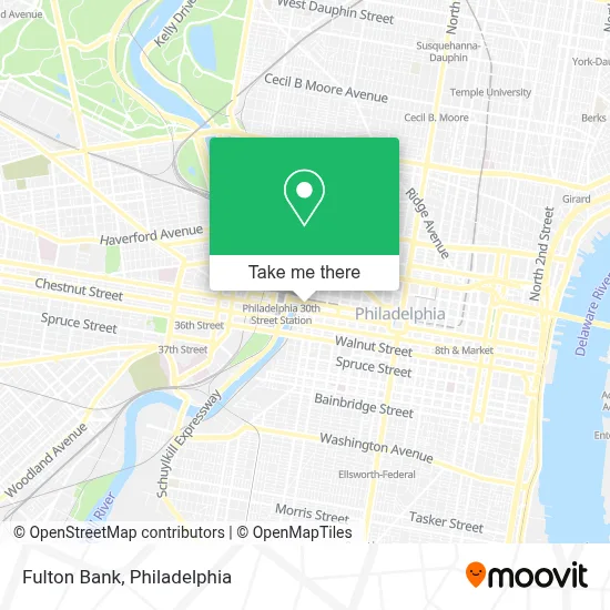 Fulton Bank map