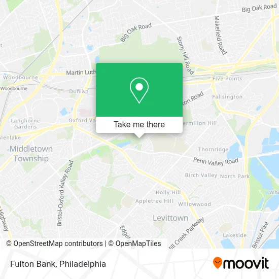 Fulton Bank map