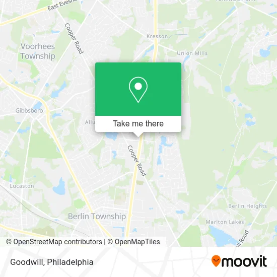 Goodwill map