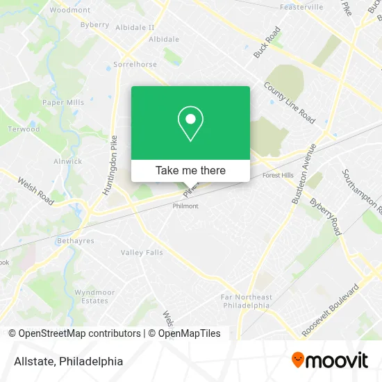 Allstate map