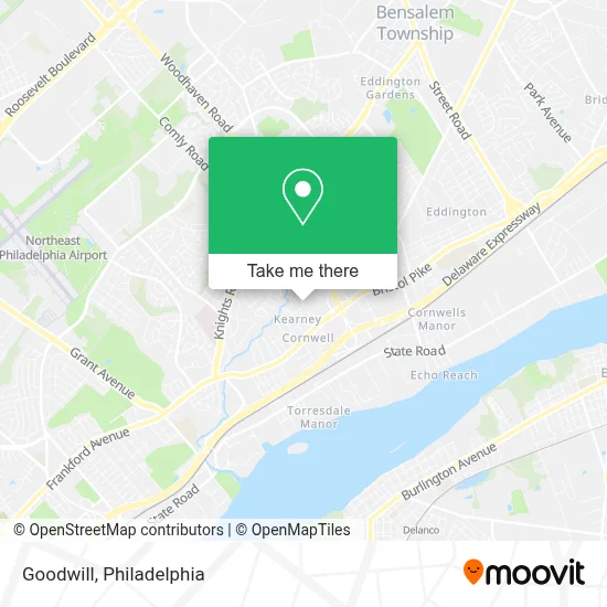 Goodwill map
