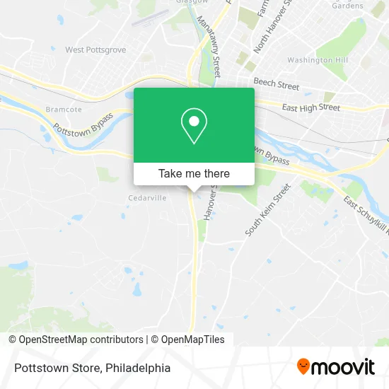 Pottstown Store map
