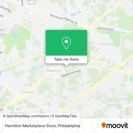 Hamilton Marketplace Store map