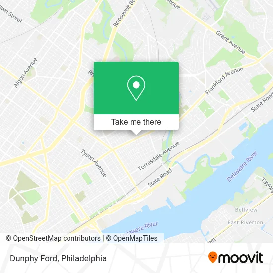 Dunphy Ford map