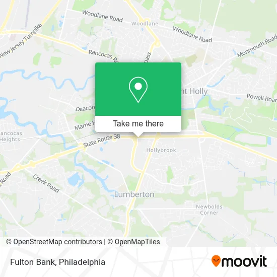 Fulton Bank map