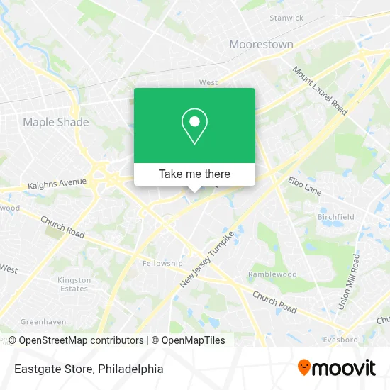 Eastgate Store map