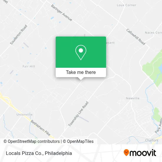 Locals Pizza Co. map