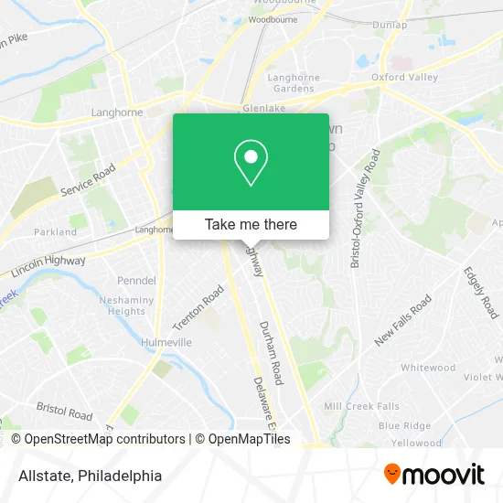 Allstate map