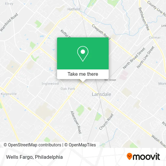 Wells Fargo map