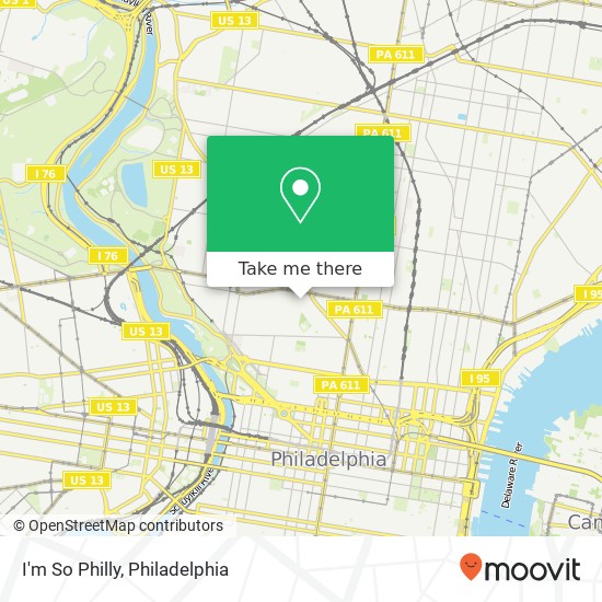 Mapa de I'm So Philly