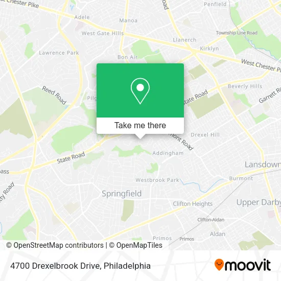 4700 Drexelbrook Drive map