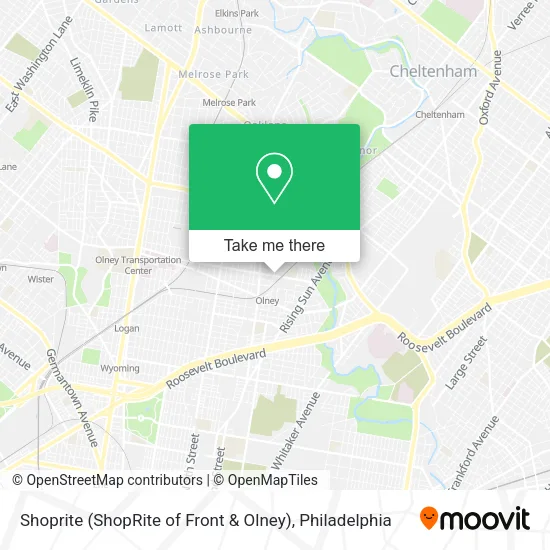Shoprite (ShopRite of Front & Olney) map