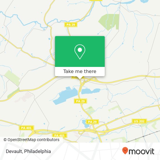 Mapa de Devault
