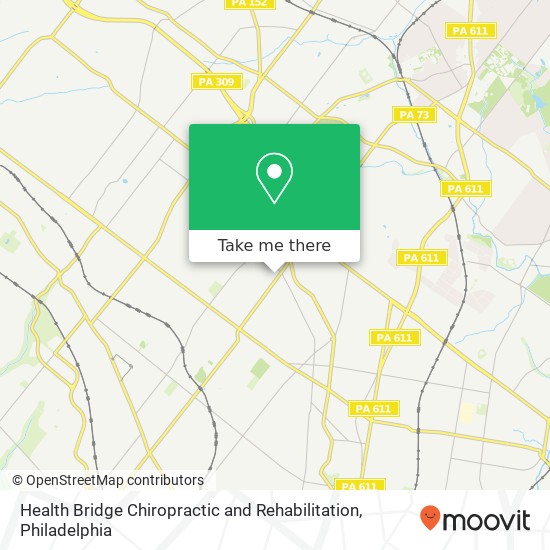 Health Bridge Chiropractic and Rehabilitation map