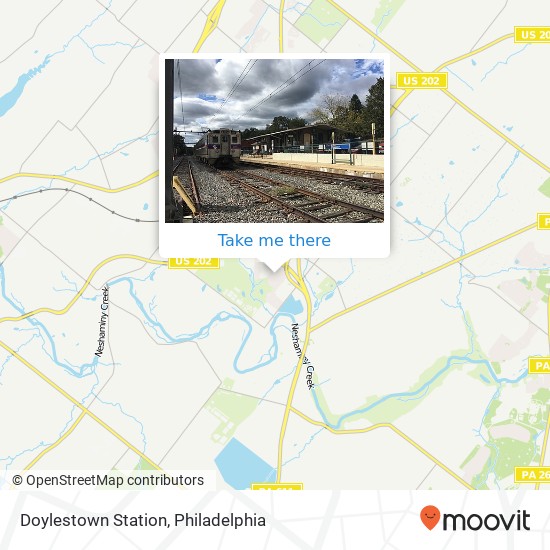 Mapa de Doylestown Station