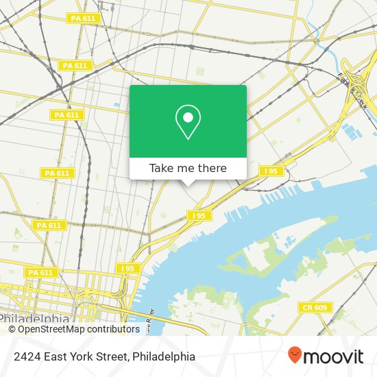 2424 East York Street map