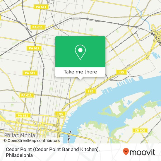 Cedar Point (Cedar Point Bar and Kitchen) map