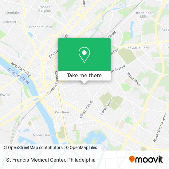 Mapa de St Francis Medical Center