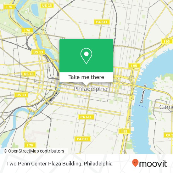 Two Penn Center Plaza Building map