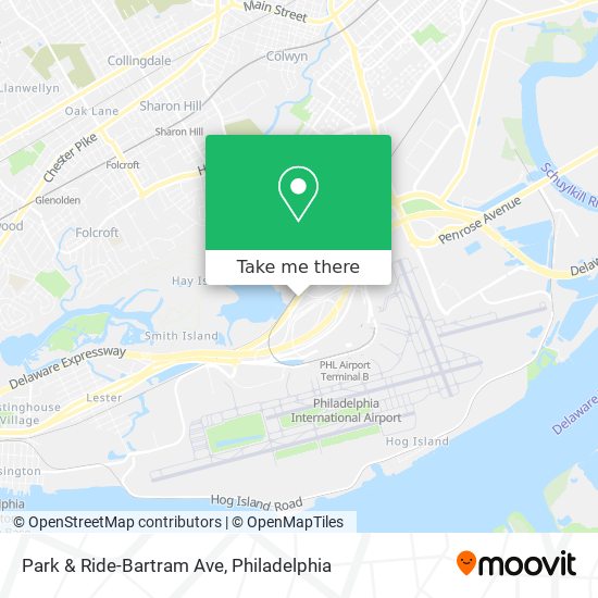 Park & Ride-Bartram Ave map