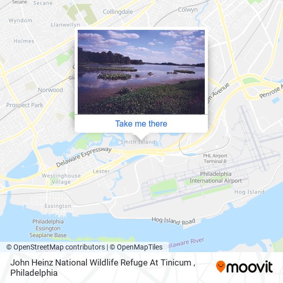 John Heinz National Wildlife Refuge At Tinicum‬ map