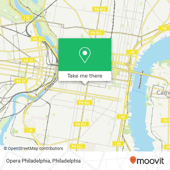 Opera Philadelphia‬ map