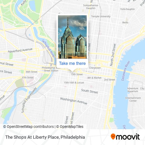 How to get to The Shops At Liberty Place in Philadelphia by Bus