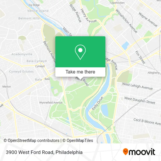3900 West Ford Road map