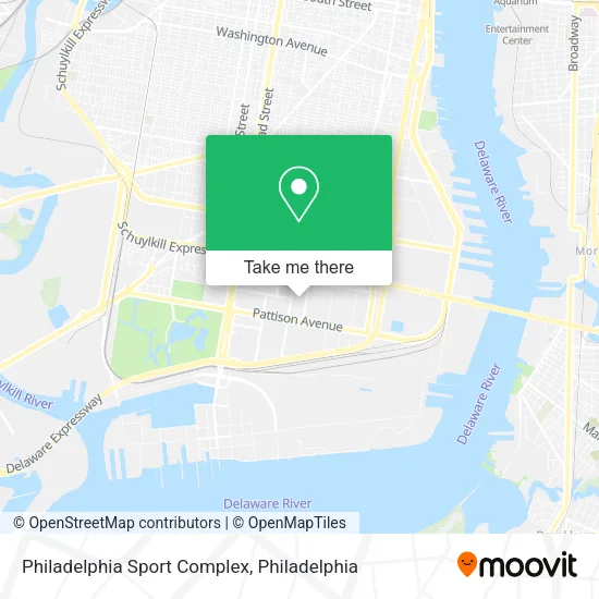 Philadelphia Sport Complex map