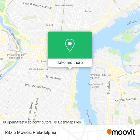 Ritz 5 Movies map