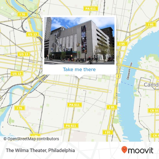 The Wilma Theater map