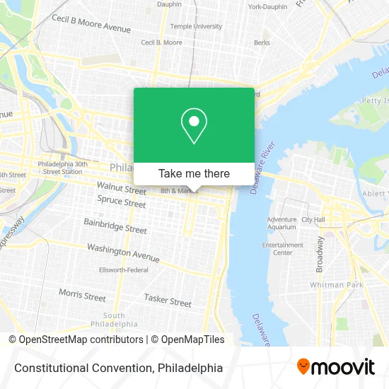Constitutional Convention map