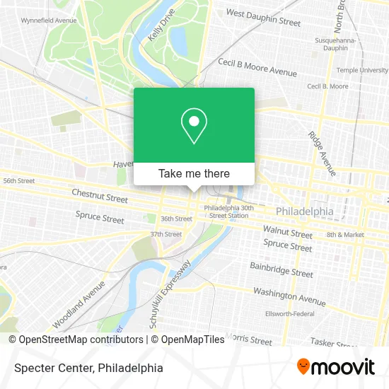 Specter Center map