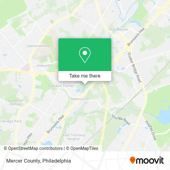 Mercer County map