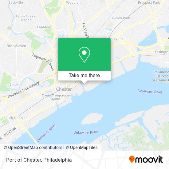 Port of Chester map
