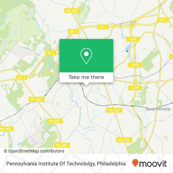 Mapa de Pennsylvania Institute Of Technololgy