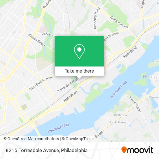 Mapa de 8215 Torresdale Avenue