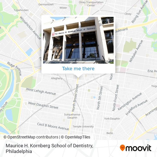Maurice H. Kornberg School of Dentistry map