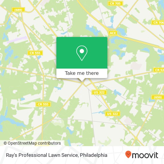 Ray's Professional Lawn Service map