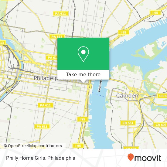 Philly Home Girls map